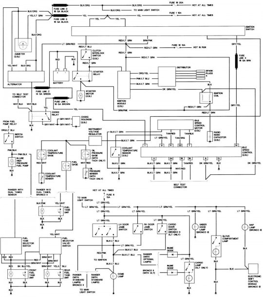 1996 Ford Bronco Wiring Diagram