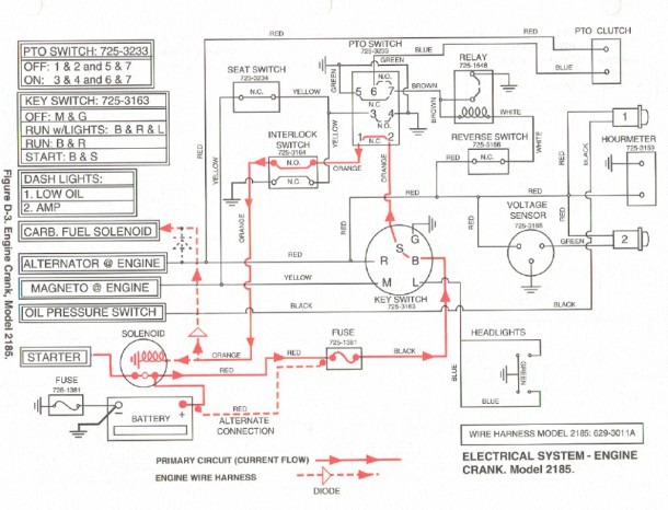 Cub Cadet 2130 Wiring Diagram
