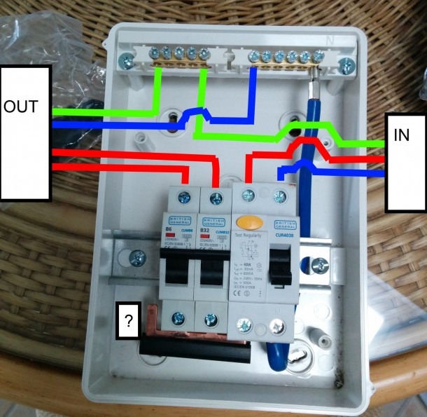 Simple Garage Consumer Wiring Diagram