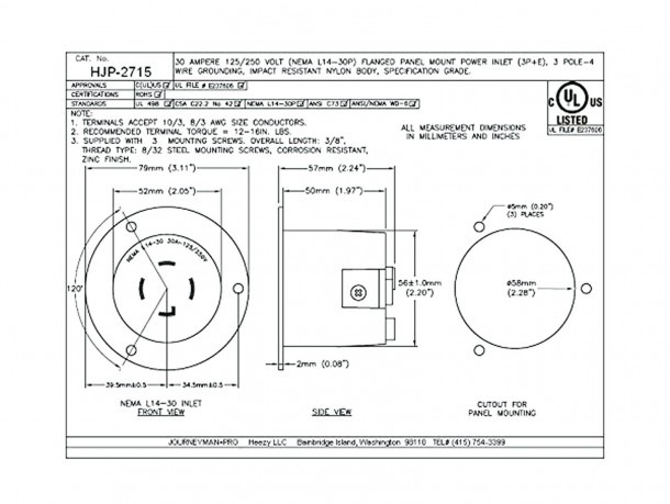 4 Prong Twist Lock Plug Wiring Diagram