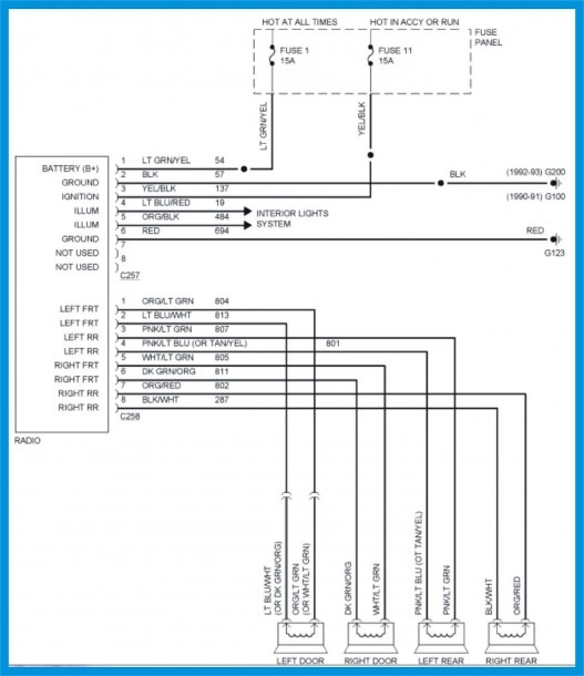 95 F150 Radio Wire