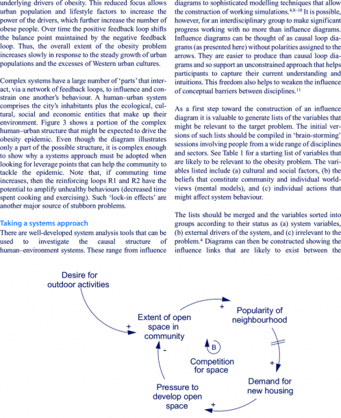 A Causal Loop Diagram Illustrating Policy Resistance  This 'causal