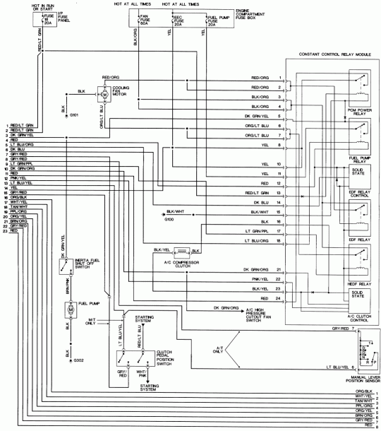 99 Mustang Wiring Diagram