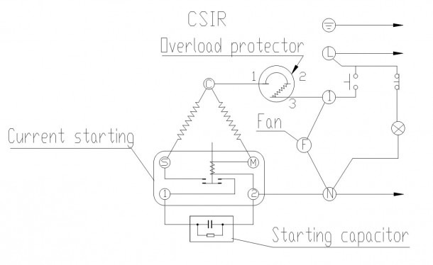 Wiring Diagram Hermetic Compressor