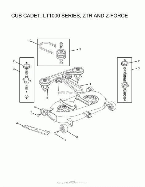 Cub Cadet Z Force 48 Pto Belt Diagram