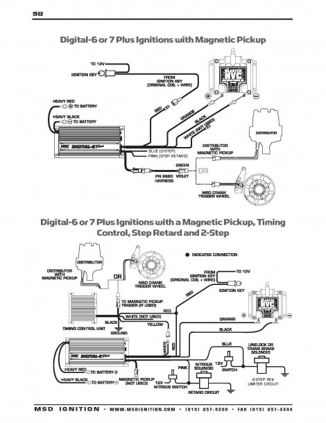 Msd Distributor Wiring Diagram