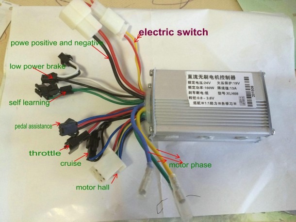 Electric Scooter Controller Wiring Diagram