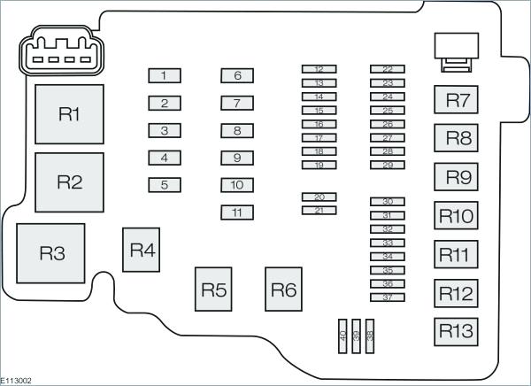 2010 Ford Escape Fuse Box Diagram