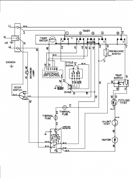 Maytag Dryer Motor Wiring Diagram