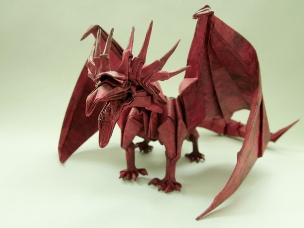 Origami Darkness Dragon Diagram