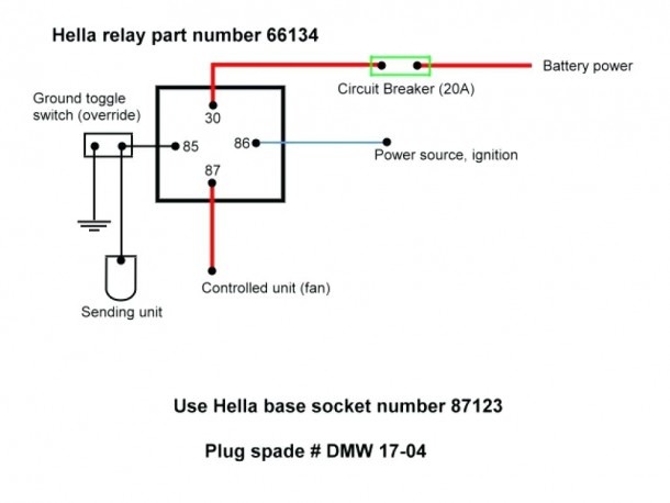 Fan Relay Schematic
