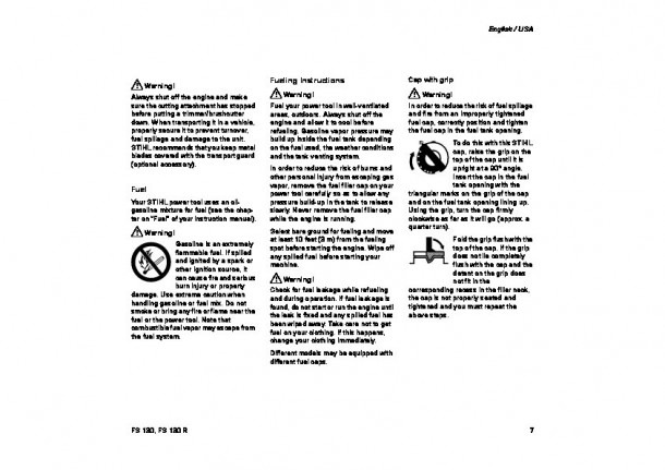 Stihl Fc 75 Parts Manual