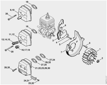 Stihl Fs 90 Parts Diagram Fresh Stihl Fs 45 Parts Diagram