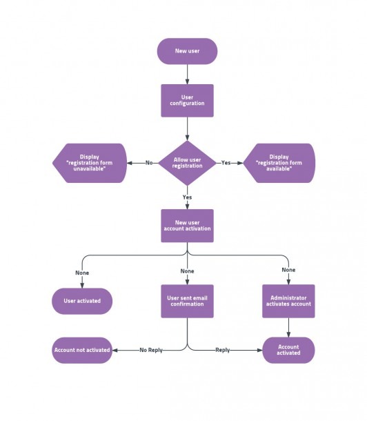 User Flow Diagram Template