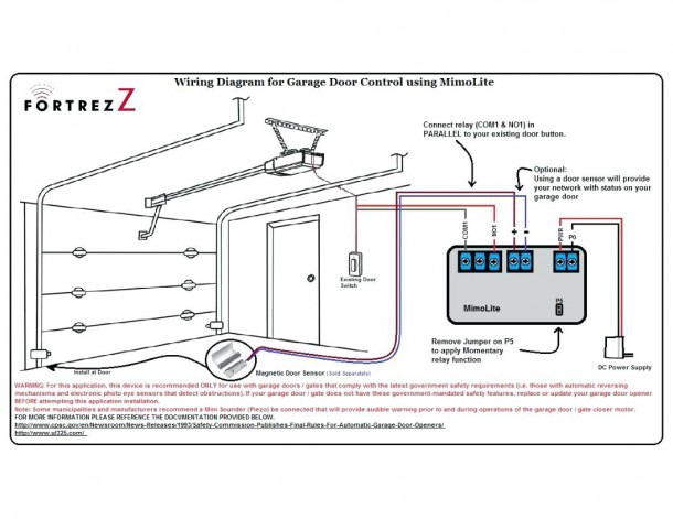 Garage Door Opener Sensor Wiring