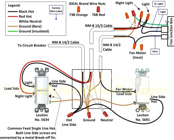 One Switch Two Lights â Autowiringdiagram