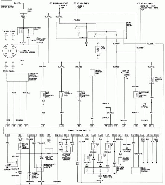 1995 Honda Accord Distributor Wiring Diagram