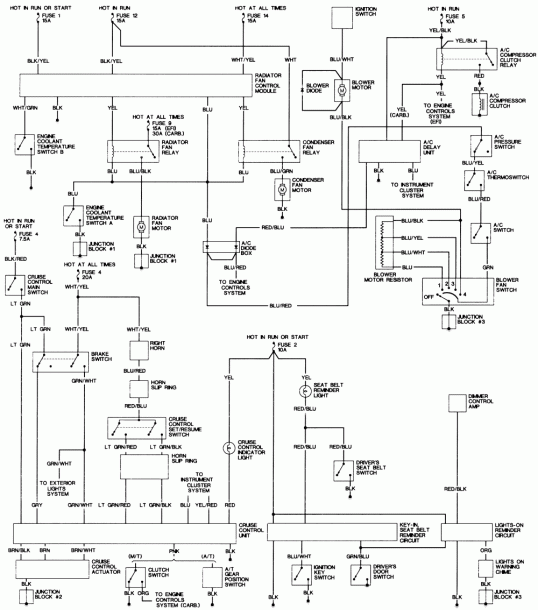 Wiring Diagram For An Electric Fuel Pump And Relay