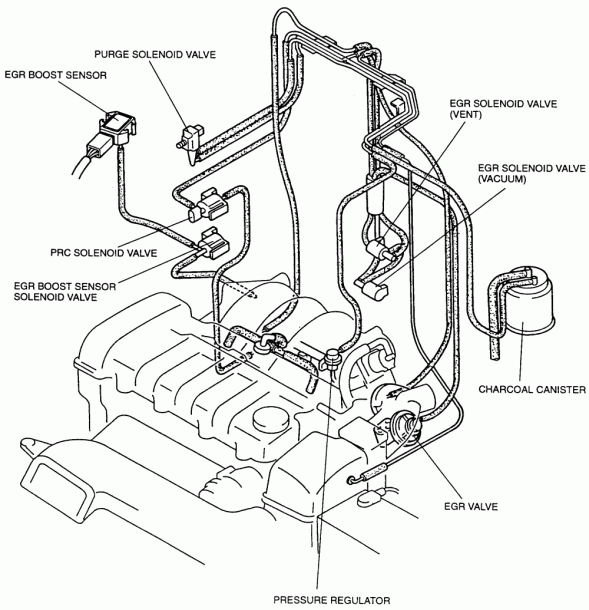 2002 Ford Escape Vacuum Hose Diagram