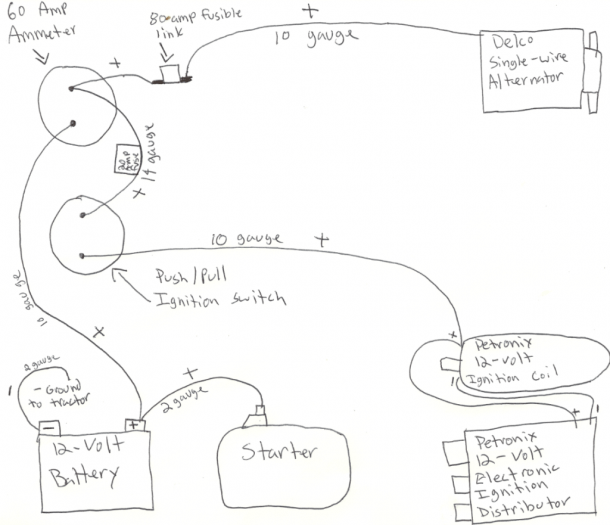 Model A 12 Volt Wiring Diagram