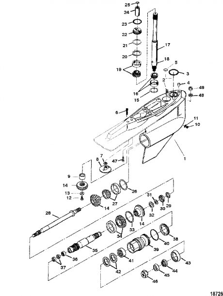 Mercruiser   Bravo I Ii Iii Sterndrive And Transom Assembly