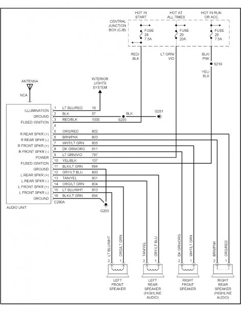 2004 Ford Taurus Stereo Wiring Diagram from www.mikrora.com
