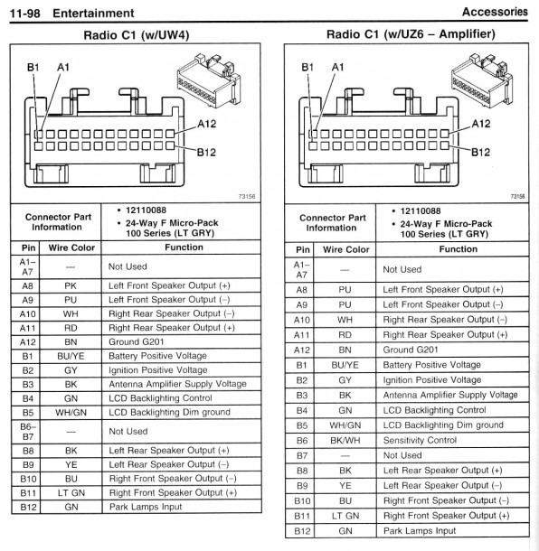 Chevy Aftermarket Radio Wiring