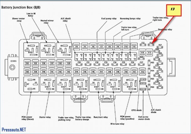 2008 F250 Fuse Panel Diagram