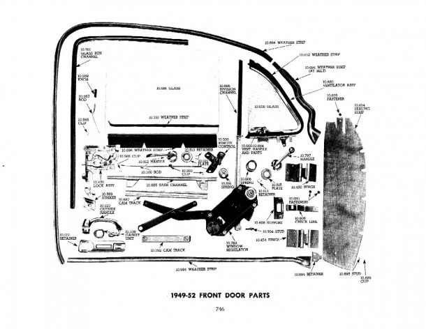 Chevy Door Diagram