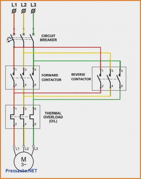 3 Phase Contactor Wiring Diagram