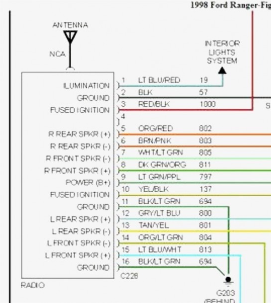 97 Explorer Radio Wire Diagram