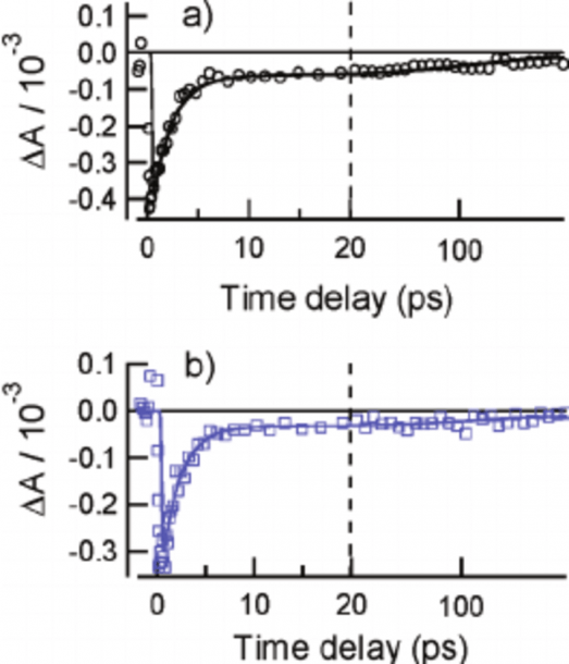 A) Transient Absorption Signal From A Cis Ã Syn Thymine Dimer