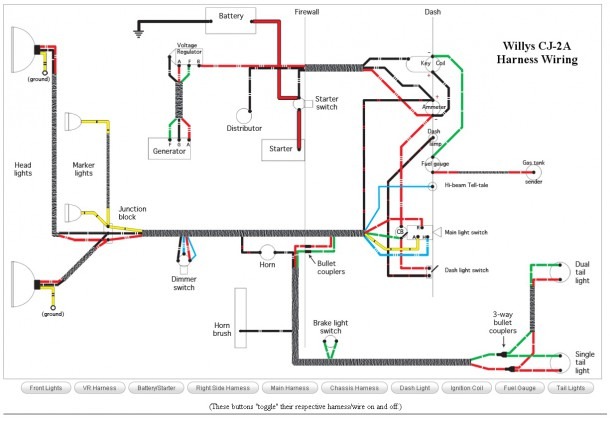 Model A 12 Volt Wiring Diagram