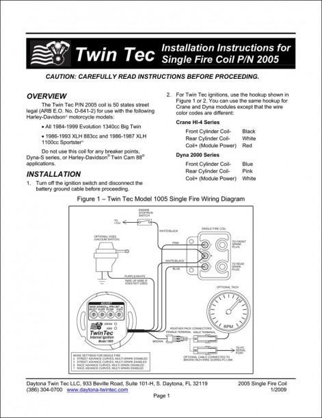 Crane Hi 4 Single Fire Ignition Wiring Diagram