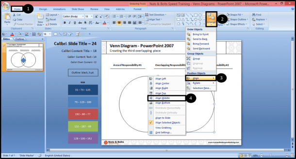 How To Make The Overlapping Part Of A Venn Diagram In Powerpoint