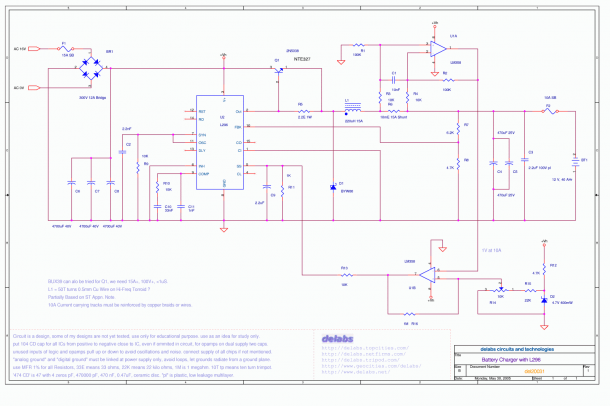 Battery Charging Regulator Circuit Diagram Electronic Circuit