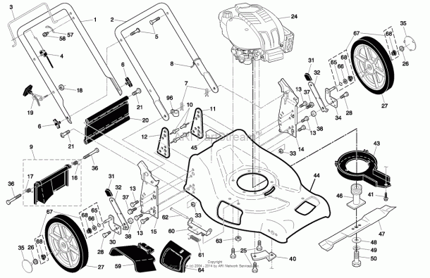 Craftsman Lawn Mower Model 917 Wiring Diagram