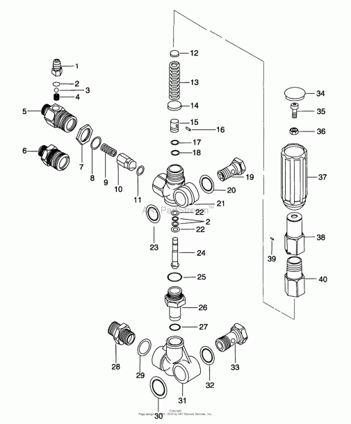 Honda Pressure Washer Pump Parts Diagram