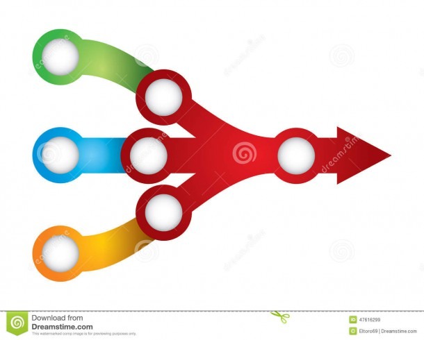 Flow Chart Template Stock Vector  Illustration Of Chart