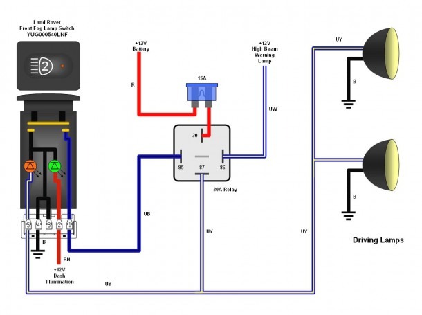 A Fog Lights Wiring Diagram