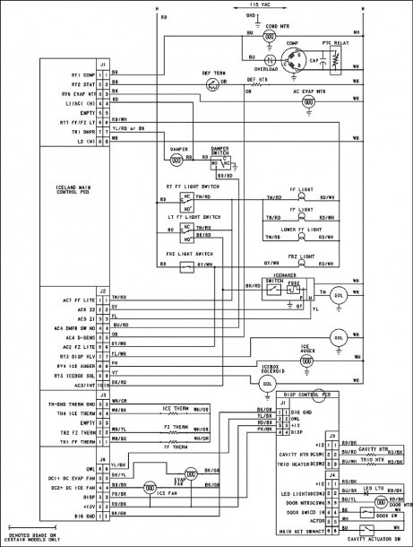 Gss25jsress Ge Refrigerator Wiring Diagram Wiring Diagrams