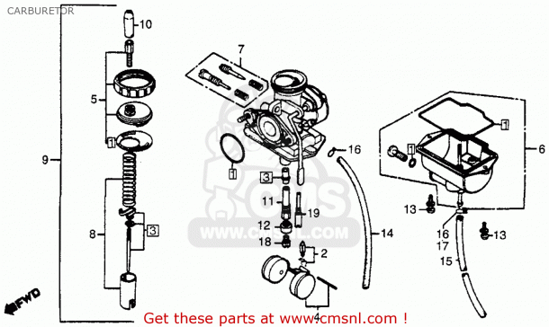 Honda Xr80 1979 (z) Usa Carburetor