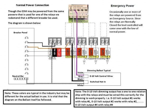 0 10 Volt Dimming Wiring Diagrams