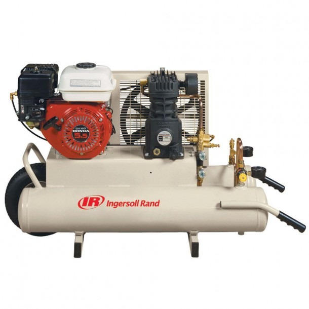 Ingersoll Rand Reciprocating 8 Gal  5 5 Hp Portable Gas