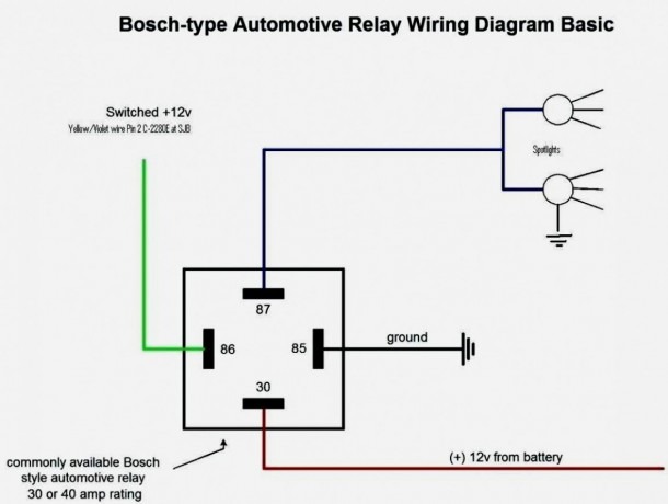 12v Relay Wiring Diagram 5 Pin