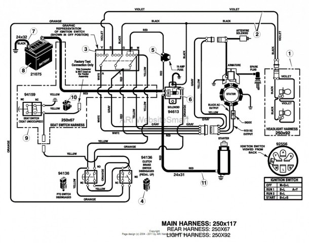 Craftsman Lawn Mower Model 917 Wiring Diagram