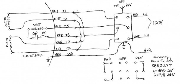 3 Phase Two Speed Motor Wiring Diagram