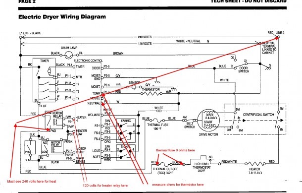 Kenmore 80 Series Electric Dryer Wiring Diagram