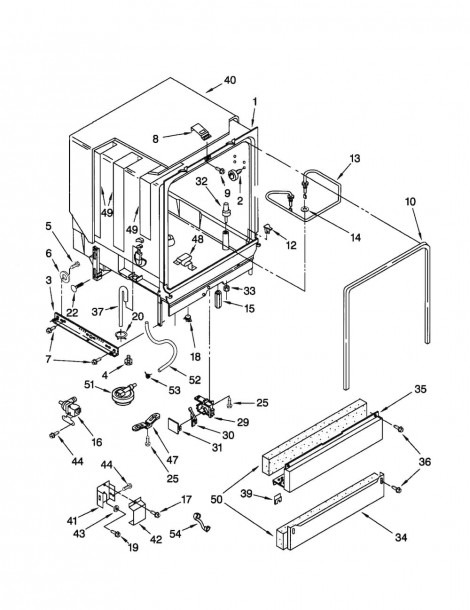 Kenmore Ultra Wash Dishwasher Schematic