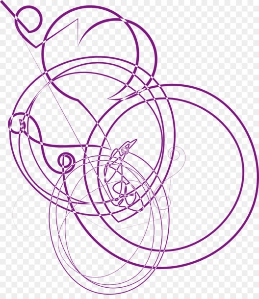 Circle Point Line Art Venn Diagram Clip Art